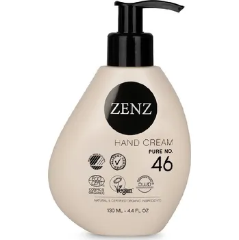 Péče o ruce ZENZ Organic Hand Cream Pure No. 46 jemný krém na ruce pro citlivou pokožku 130 ml