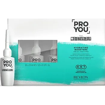Vlasová regenerace Revlon Professional Pro You The Moisturizer Hydrating Boosters koncentrovaná hydratační kúra 10 x 15 ml