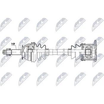Poloosa kola Hnací hřídel - poloosa NTY NPW-NS-221