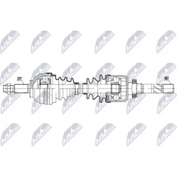Poloosa kola Hnací hřídel - poloosa NTY NPW-RE-239