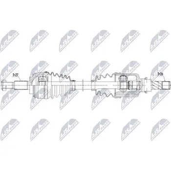 Poloosa kola Hnací hřídel - poloosa NTY NPW-RE-266