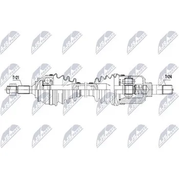 Poloosa kola Hnací hřídel - poloosa NTY NPW-CT-171