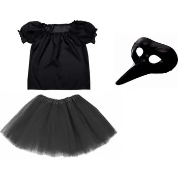 Karnevalový kostým Kostým Havran kostýmový_pl vel. 134-146