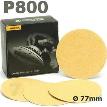 Brusný kotouč Mirka Gold brusný papír Ø77mm suchý zip P800