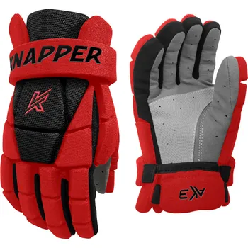 Hokejové rukavice Hokejbalové rukavice Knapper AK3 v2 YTH, červená, Dětská, 9" Knapper