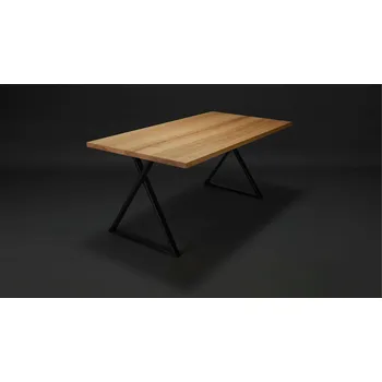 Jídelní stůl Jídelní stůl BETELGEUSE Jasanové dřevo / Rovná hrana / 120cm