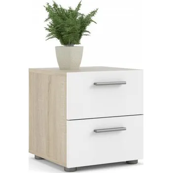 Noční stolek TVI Noční stolek Pepe 70070 dub sonoma/bílý lesk