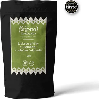 Čokoláda Lískové oříšky v mléčné čokoládě