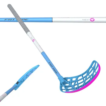 Florbal Fat Pipe Next-G 28 CTRL Baby blue FH2 Florbalová hůl modrá / bílá, Levá (levá ruka dole), 92cm (=102cm)