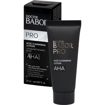 Babor Doctor Pro AHA Acid Cleansing Lotion čistící mléko, peeling a toner 3v1 20 ml