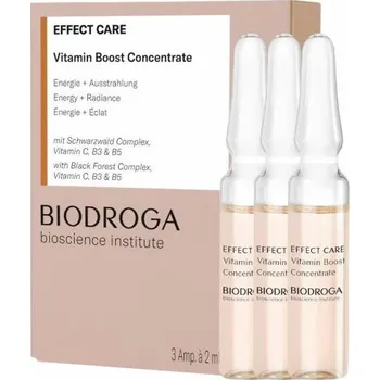 Vlasová regenerace Biodroga Effect Care Vitamin Boost Concentrate vitamínový posilující koncentrát 3 x 2 ml