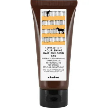Vlasová regenerace Davines NaturalTech Nourishing Hair Building Pak hydratační a revitalizační maska 60 ml