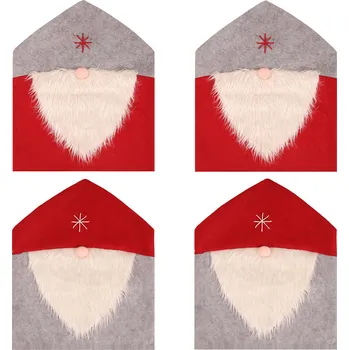 Vánoční dekorace Doprodej Vánoční potah na židli Skřítek - sada 4 kusů - KB-2001