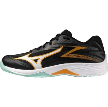 Pánská sálová obuv Mizuno LIGHTNING STAR Z7 Jr. V1GD230312 Sálová obuv Black / Tangelo / Ice Green, UK 4,5, EU 37, US 5,5, 23,5 cm