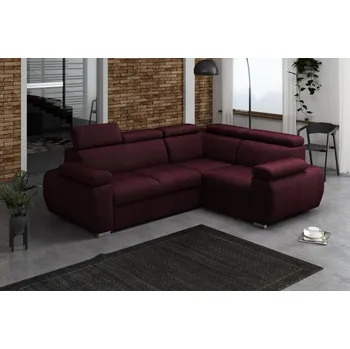 Sedací souprava FALCO Rohová sedací souprava Brooklyn I pravá vínová
