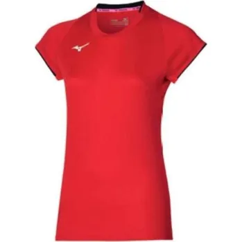 Mizuno Core Short Sleeve Tee W Tričko L, červená / černá