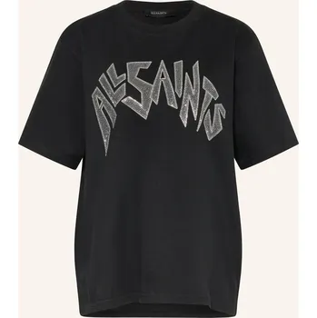 Dámské tričko Allsaints Dámské Tričko Zinc S Ozdobnými Kameny, černá, 36