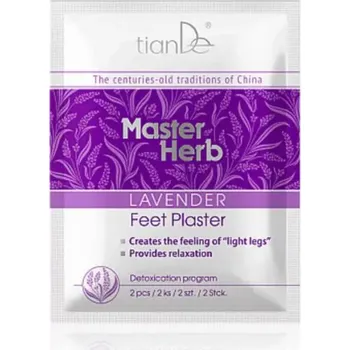 Náplast Levandulová náplast na nohy Master Herb tianDe 3 x 2 ks