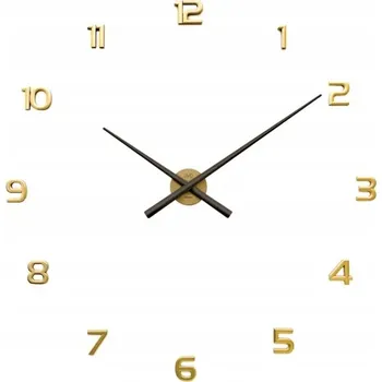 Hodiny Nalepovací nástěnné hodiny JVD HT465.2 VELKÉ zlaté