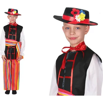 Karnevalový kostým KOSTÝM LIDOVÝ KROJ Z REGIONU ŁOWICZ, VELIKOST 98-110