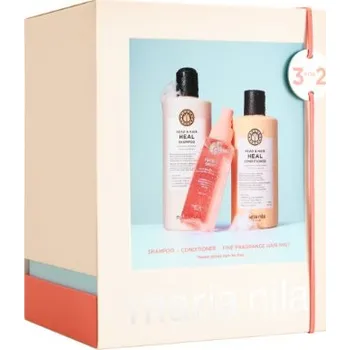 Kosmetická sada Maria Nila Head & Hair Heal Holiday Box New dárková sada pro zdravou vlasovou pokožku 1 ks, poškozený obal
