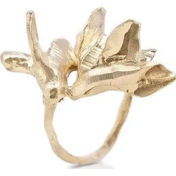Prsten La Dominique Prsten brambořík tři květy - pozlacený Velikost: Velikost 53 / 6,5