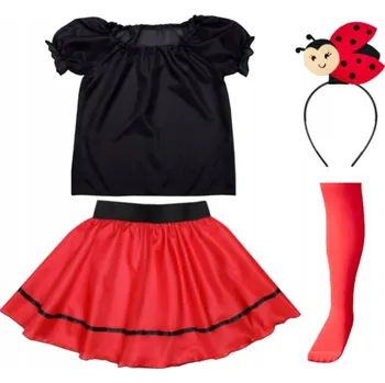 Karnevalový kostým KOSTÝM BERUŠKA KOSTÝM BAL JARO ČELENKA HALENKA SUKNĚ 116-128 5el