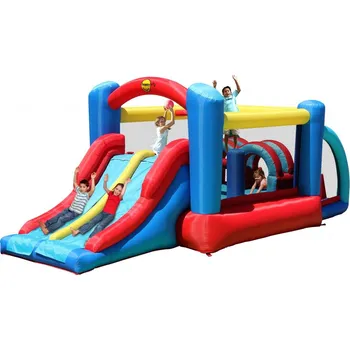 Skákací hrad Happy Hop Fun park skákací hrad s překážkami a skluzavkou Happy Hop