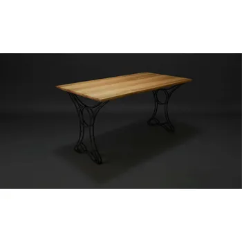 Jídelní stůl Jídelní stůl MIRACH Jasanové dřevo / Sešikmená hrana / 120cm