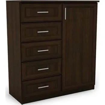 Komoda Komoda eMeblast 100 x 44 x 112 cm, ořech matný