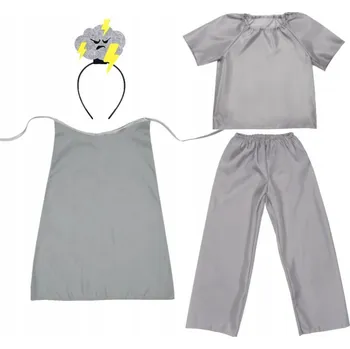 Karnevalový kostým KOSTÝM BOUŘKA POČASÍ KALHOTY ČELENKA 98-110 5el