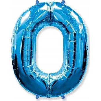 Balónek Fóliový balónek Godan číslice 0, 92 cm, modrý