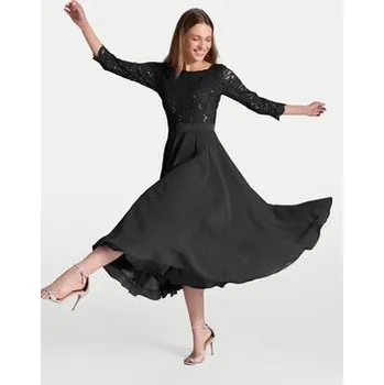 Dámské šaty Swing Koktejlové šaty 77761710 Černá Regular Fit 42