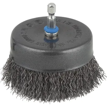 kartáč na vrtačku Wolfcraft Drátěný kartáč hrnec 80 mm stopka 2109000