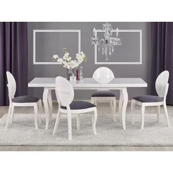 Jídelní stůl Rozkládací jídelní stůl OCTODON 140, bílá + vyzvednutí ZDARMA