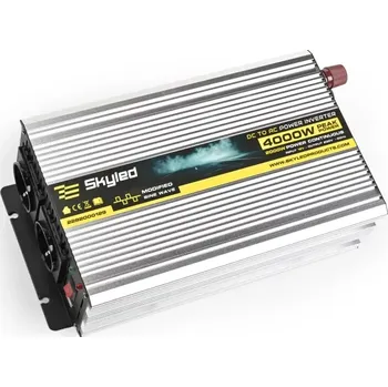 Měnič napětí Měnič napětí Skyled 12V/230V, 4000W (2000W trvalý), modifikovaný Sinus