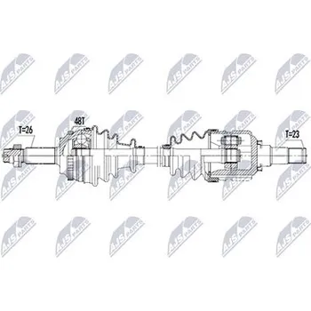 Poloosa kola Hnací hřídel - poloosa NTY NPW-TY-241