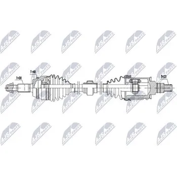 Poloosa kola Hnací hřídel - poloosa NTY NPW-TY-252