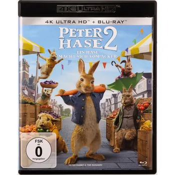 Blu-ray film Piotruś Królik 2: Na Gigancie / Peter Rabbit 2: The Runaway - 4K Blu-ray disk