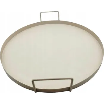 Kovový tác s uchy a okrajem, kulatý Ø 35 cm