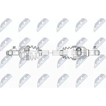 Poloosa kola Hnací hřídel - poloosa NTY NPW-FT-073