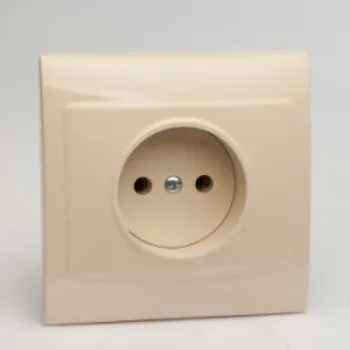Elektrická zásuvka Elektrická Zásuvka nástěnná Polmark béžová