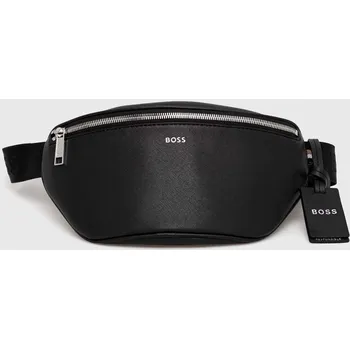 Ledvinka Kožená ledvinka BOSS Zair_Waistbag 50485597 černá 99X, vel. ONE SIZE