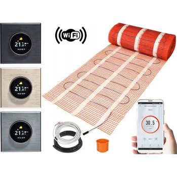 Topná rohož Sada Thermotec TOPNÁ ROHOŽ pod dlažbu 22m2 150W/m2 + Termostat Warmo B70 WIFI