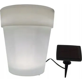 Venkovní osvětlení Solární lampa Vazze se soumrakovým senzorem, svítí 8 hodin, bílá