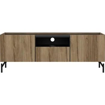 Televizní stolek TVI TV stolek Bergen 68202 dub katalánský/černý mat