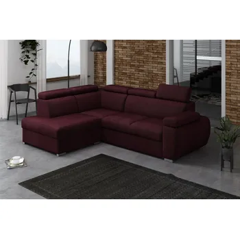 Sedací souprava FALCO Rohová sedací souprava Brooklyn IV levá vínová