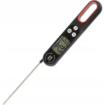 Kuchyňský teploměr Kuchyňský vpichovací teploměr s LCD displejem na maso, víno, 300 °C, pro vaření polévek
