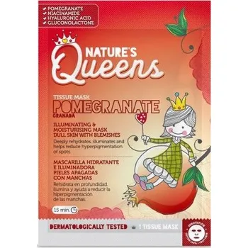 Kosmetika Diet Esthetic Nature's Queens Pomegranate Illuminating & Moisturizing Mask rozjasňující pleťová maska 1 ks