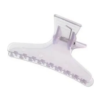 Ozdoba do vlasů Comair Duck Bill Clips Large, Plastic kadeřnický skřipec do vlasů 12 ks, Růžová